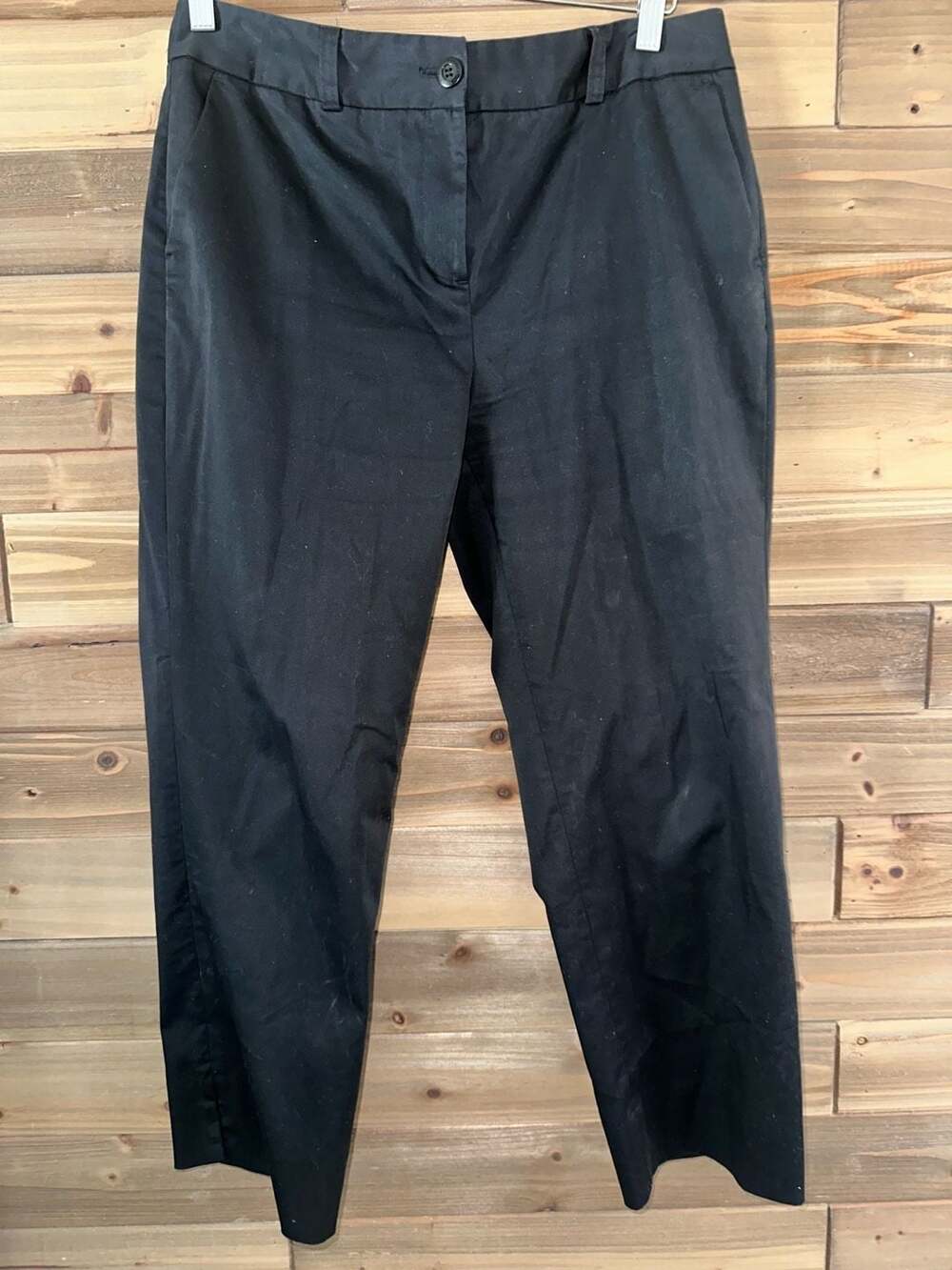 No.95 Clothes (Real) Saks Fifth Avenue Pants Size 10 Black Cotton Blend
